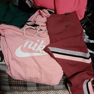 Nike hoodie and leggings